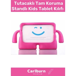 Özel Üretim Apple Ipad 7. 8. 9. Nesil 10.2 Inç Yumuşak Dokulu Tutacaklı Tam Koruma Standlı Kids