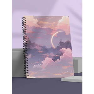 Spiralli Okul Defteri 80 Yaprak (1 Adet) - A5 Boy Çizgili Defter (Magicset-Spacious)