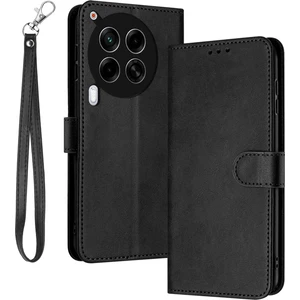 Tecno Camon 30 Deri Stand Düşmeye Lı Telefon Kılıfı (Yurt Dışından)