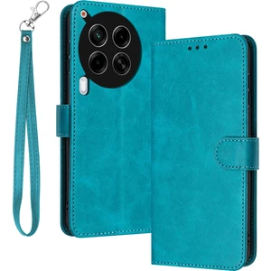 Tecno Camon 30 Deri Stand Düşmeye Lı Telefon Kılıfı (Yurt Dışından)