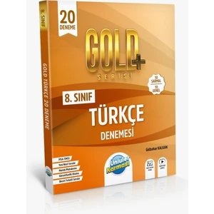 Ünlüler Karması 8. Sınıf Gold Serisi Türkçe 20 Denemesi 2024