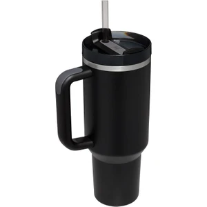 Quencher Pipetli Termos 1,18 L Siyah
