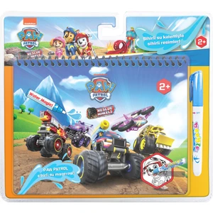 Magic Water Paw Petrol Nickelodeon Özel Sulu Kalem ile Sihirli Boyama Kitabı