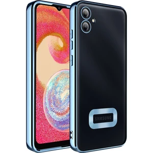 Samsung Galaxy A04E Kılıf Kamera Korumalı Logo Gösteren Omega Kapak