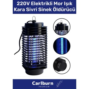 Özel Üretim Prizli Az Yer Kaplar 220V Elektrikli Cihaz Cız Lamba Mor Işık Kara Sivri Sinek Öldürücü