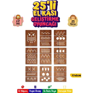 212 Toyzz 212TOYZZ 25 Li El Kası Geliştirme Yazı Çizgi Egzerisiz Çalışmaları Çocuk Oyun Oyuncak