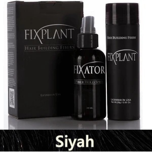 Fıxplant Saç Dolgunlaştırıcı Set Topik 28 Gr. + Sprey | Seyrek Saçlar Için Saç Tozu | Fixplant Saç Fiberi
