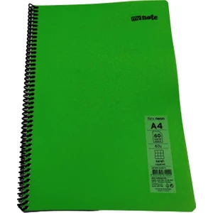 Flex Neo Defter A4 60 Yp Kareli - Yeşil