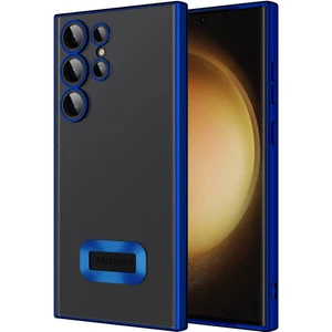 Samsung Galaxy S23 Ultra Kılıf Kamera Korumalı Logo Gösteren Omega Kapak