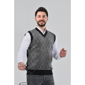 Hedef Nur Tekstil Erkek Süveter Desenli Çelik Örgü Baba Yetişkin Genç Süveter