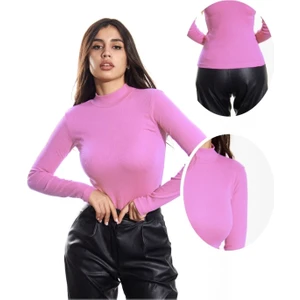 Alya Underwear Yarım Boğazlı Kaşkorse Sweatshirt Lila L