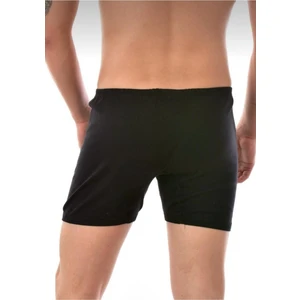 Erkek Siyah Pamuklu Ribana Paçalı Boxer Külot 6'Lı Paket (Model No-0111)