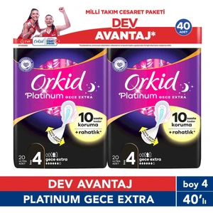Platinum Cesaret Paketi Gece Ekstra 40lı Yeni