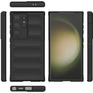 Galaxy S24 Ultra Kılıf Esnek Tpu Oyuklu Arka Yüzey Tasarımlı Zore Etnik Silikon Kapak