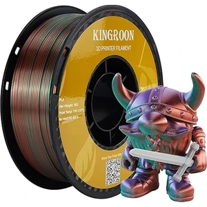 Pla Silk Üçlü Renk Filament - Yeşil Mor Bakır -1.75MM - 1kg