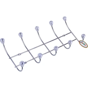 Elmop 5 Li Krom Panel Kapı Arkası Tel Askı  (40 cm)
