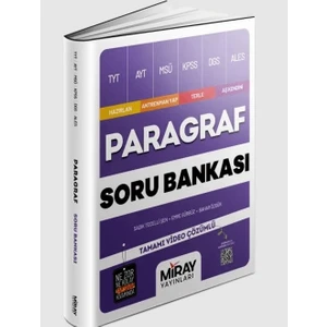 Miray Yayınları TYT Paragraf Soru Bankası - Sadık Tecelli Şen
