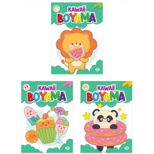 Kawaii Boyama Seti 3 Kitap