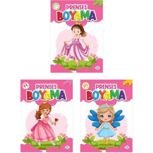 Prenses Boyama Kitabı 3 Kitap