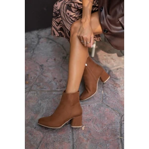 Taba Süet Kadın Bot&Bootie