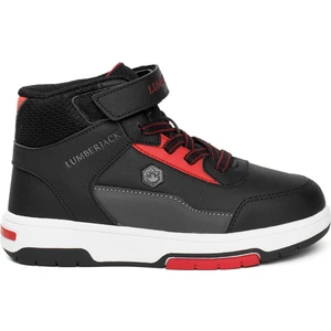 101887090 4w Nitra Hi 4pr Filet Erkek Çocuk Hi Sneaker Siyah - Kırmızı