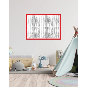 Ti Play Çarpım Tablosu 07 Pvc 1mm 70X50 cm