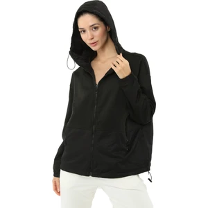 Hurricane Kadın Outdoor Kapüşonlu Sweatshirt Siyah