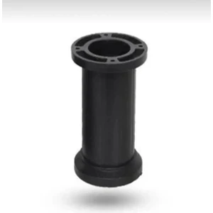 Saygın 4 Adet 10 cm Jumbo Siyah Polimer (Sert Plastik) Dolap Ayak - Tv Ünitesi Ayak - Komidin Ayak