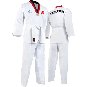 Ay Yıldız Baskılı Pum Yaka Taekwondo Elbisesi Dobok Tekvando Elbisesi