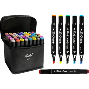 48 Renk Çantalı Çift Taraflı Marker Kalem Seti
