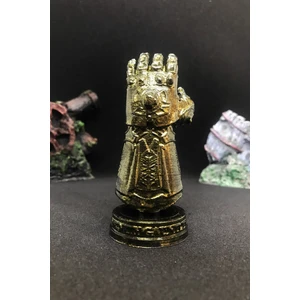 Tatu Craft Marvel Avengers Thanos Eldiven Büst 10CM - Gold Efekt