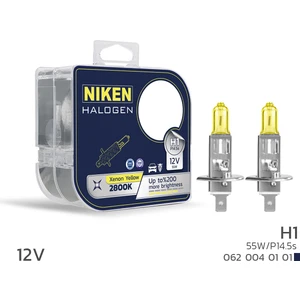 12 Volt H1 Sarı Ampül 55 Watt 2800K