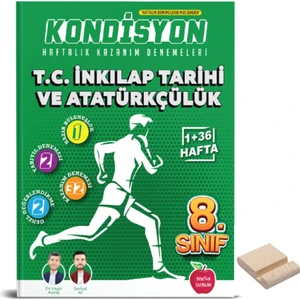Newton Yayınları LGS 8. Sınıf Kondisyon Haftalık Kazanım Denemeleri T.C. İnkılap Tarihi ve Atatürkçülük