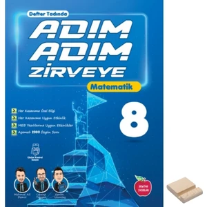 Newton Yayınları LGS 8. Sınıf Adım Adım Matematik Etkinlikli Konu Anlatımlı Soru Bankası - Telefon Tutucu