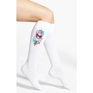 Lias Shoes Renklerin Kuro_misi Baskılı Uzun Ince Çocuk Çorap