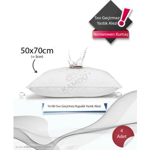 4 Adet 50x70 cm Yastık Alezi