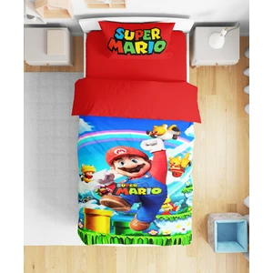 Erays Home Super Mario 3D Dijital Baskılı Tek Kişilik Nevresim Takımı