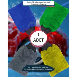 | 1 Adet | Oto Eldiven, Pasta Cila Eldiveni, Oto Kurulama Eldiveni, Mikrofiber Çizmez  Eldiven