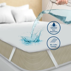 Mattdress Çift Kişilik  Pamuklu Yatak Koruyu Alez 160X200