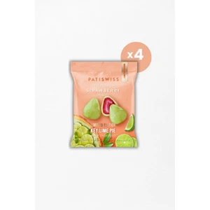 Beyaz Çikolatalı Misket Limonlu Çilek Draje 50g x 4 Adet