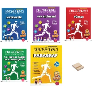 Newton Yayınları LGS 8. Sınıf Kondisyon Denemeleri Matematik – Fen Bilimleri - Türkçe – T.C. İnkılap Tarihi ve Atatürkçülük ve Paragraf 5’li Set