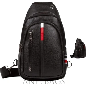 Anıl Bags Suya Dayanıklı Çapraz Suni Deri Omuz ve Göğüs Çantası Freebag