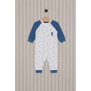 U.S. Polo Assn. Erkek Bebek Tulum USB2035 Mavi