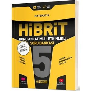Hız Yayınları 2025 5. Sınıf Matematik Hibrit - Konu Anlatımlı Soru Bankası