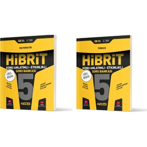 Hız Yayınları 2025 5. Sınıf Matematik - Türkçe Hibrit - Konu Seti 2 Kitap