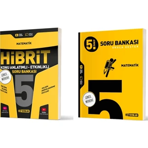Hız Yayınları 2025 5. Sınıf Matematik Soru Bankası - Hibrit - Konu Seti 2 Kitap