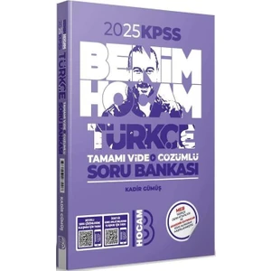 Benim Hocam Yayınları 2025 KPSS Türkçe Tamamı Video Çözümlü Soru Bankası