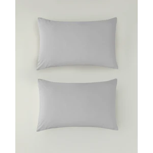 English Home Pure Pamuklu 2'li Yastık Kılıfı 50X70 cm Çakıl Taşı