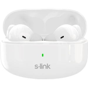 S-link EARDOPES SL-TWS08 Beyaz 4 Mikrofonlu Enc Dual Mıc. TWS 50/500mah BT Mikrofonlu Kulaklık  