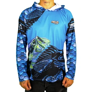 Performans Balıkçı T-Shirt Kapüşonlu Fish Scale
